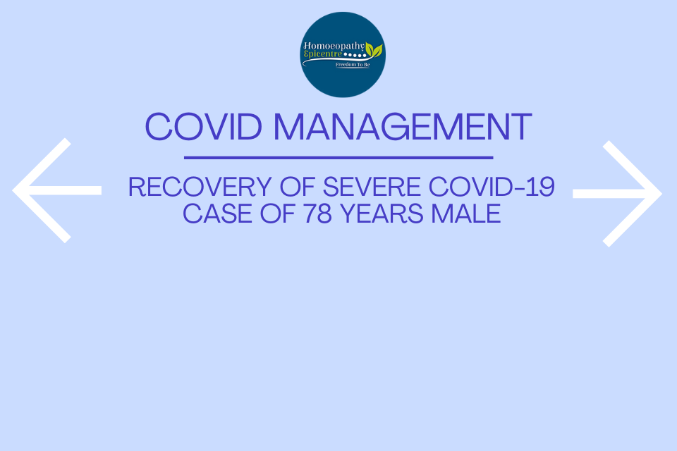 Recovery of Severe Covid-19 case of 78 years of Male